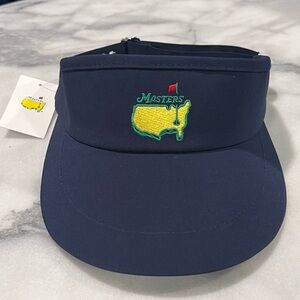 2025 Master Navy Visor Augusta National Golf NEW with Tags